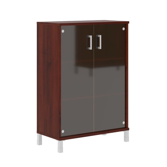 Шкаф средний со стеклянными дверьми B 420.8 900х450х1286 BORN в Ставрополе 