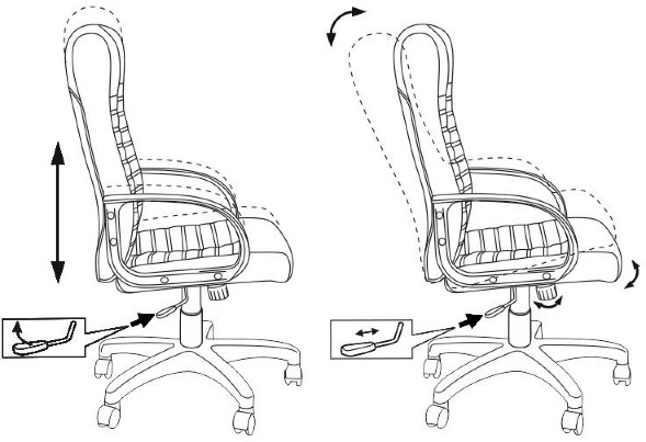Кресло руководителя Бюрократ KB-10LITE, BLACK