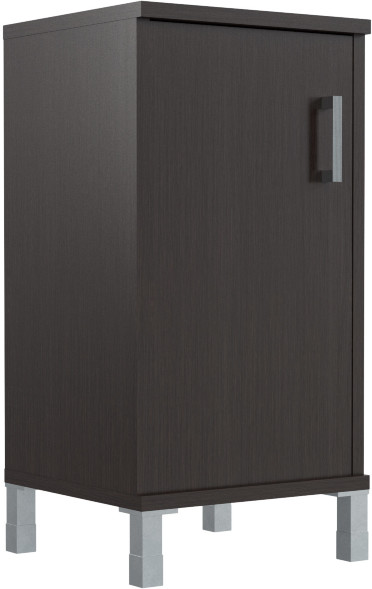 Шкаф-колонка низкая с глухой малой дверью B 411.2(L) Венге Магия 475х450х920