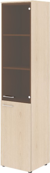 Шкаф колонка комбинированая (R) с топом WHC 42.2(R) Бук Тиара 432х432х1949 WAVE