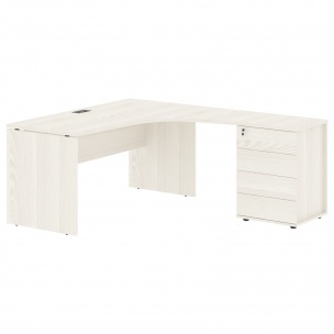 Стол эргономичный с тумбой EDCET 1518(R) 1560х1880х750 EDIS