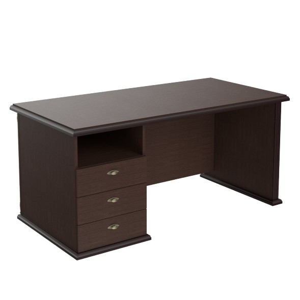 Стол руководителя однотумбовый RDT 168.A(L) 1600х800х750 RAUT в Ставрополе 