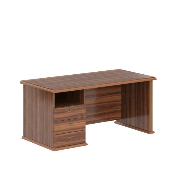 Стол руководителя однотумбовый RDT 168.A(L) 1600х800х750 RAUT в Ставрополе 