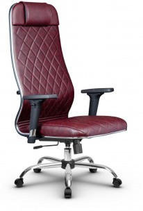 Кресло офисное Metta L  NewLeather (хром ов. сеч.)