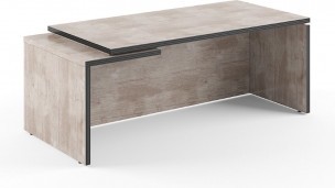 Стол руководителя TCT 209(R) дуб Каньон 2000х900х7