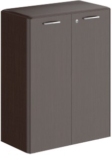 Шкаф средний с замком в дверях и обвязкой DMC 85.1(Z) Венге Магия 892х470х1185