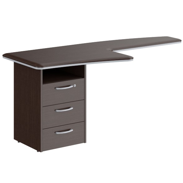 Брифинг-приставка с тумбой DB 1880.A(L) 1800х800х750 DIONI