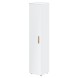 Шкаф колонка с глухой дверью и топом FHC 40.1 Белый премиум/Белый премиум 404х429х1983 FORTA